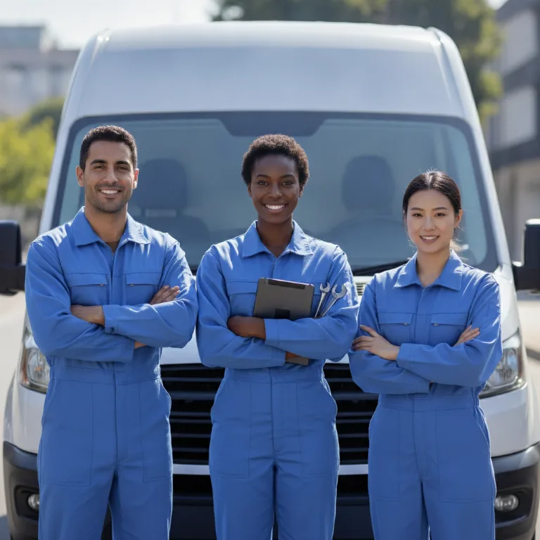 Autowerkstatt Team in Duesseldorf